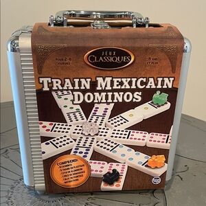 Jeux Classiques Train Mexican Dominos Set - Multicolor